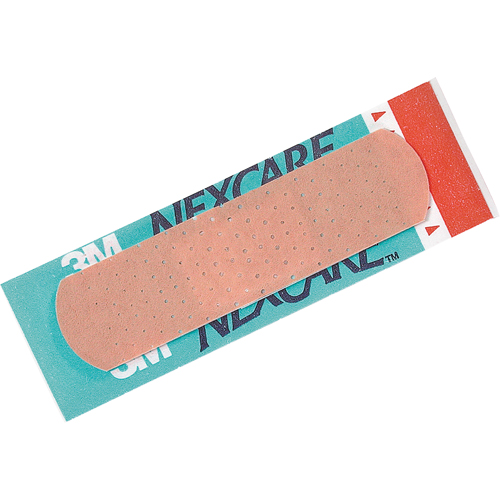 Bandages confortables Nexcare, Rectangulaire/carr&eacute;e, 3", Tissu, St&eacute;rile Trail Hammer and Bolt