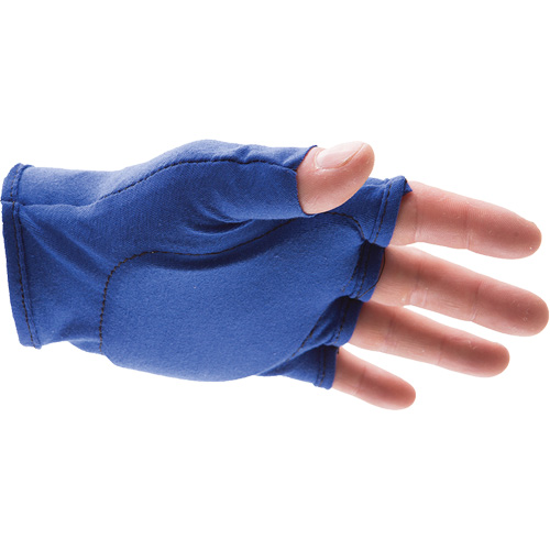 Anti-Impact Fingerless Left-Hand Glove Liner, 6/X-Small, Synthetic Palm, Slip-On Cuff Trail Hammer and Bolt