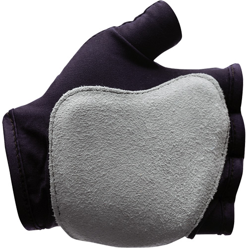 Anti-Impact Fingerless Right-Hand Glove, X-Small, Split Leather Palm, Slip-On Cuff Trail Hammer and Bolt