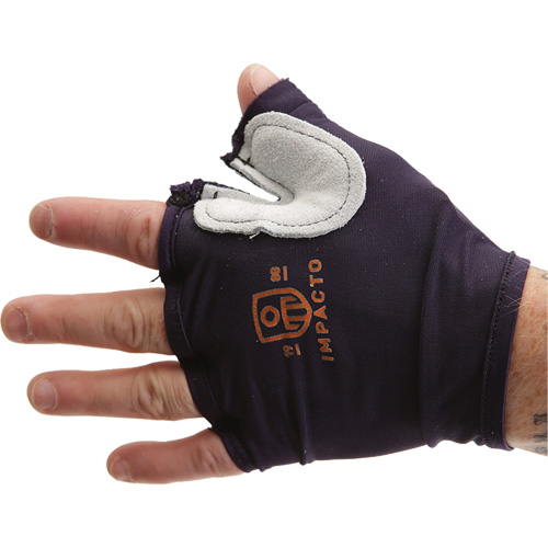 Tool Grip Fingerless Glove with Web Pad - Right, Size X-Small, Suede Palm Trail Hammer and Bolt