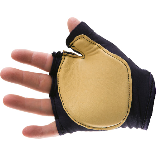 Anti-Impact Tool Grip Fingerless Left-Hand Glove, Size X-Small, Grain Leather Palm Trail Hammer and Bolt