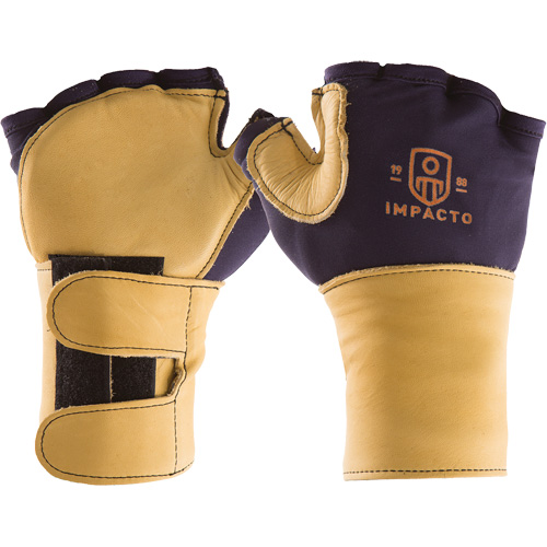 Premium Impact & Repetitive Strain Protective Left-Hand Glove, Size X-Small, Grain Leather Palm Trail Hammer and Bolt