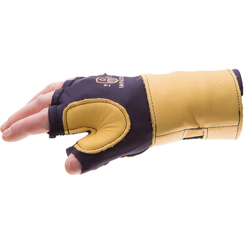 Premium Impact & Repetitive Strain Protective Left-Hand Glove, Size X-Small, Grain Leather Palm Trail Hammer and Bolt