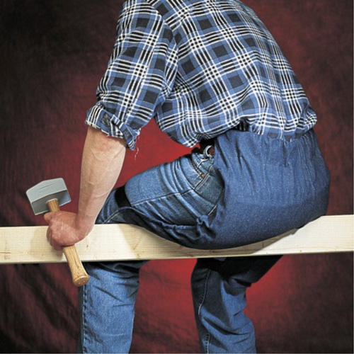 Protecteur de fessier en denim &eacute;pais Trail Hammer and Bolt