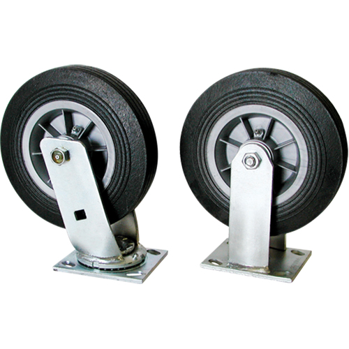 Extra Large Tote with 8" Wheels, 223 US gal. Capacity Trail Hammer and Bolt