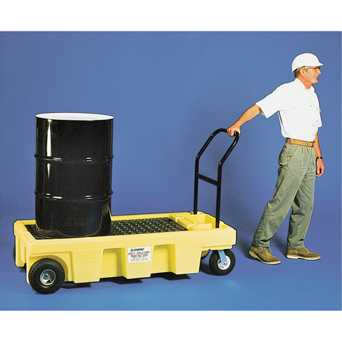 Poly-Spillcart Cart ATC, 66.5" L x 29" W x 46.9" H, 57 US gal. Spill Cap. Trail Hammer and Bolt