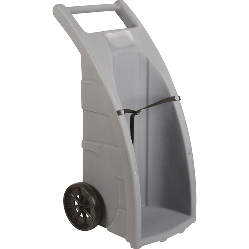 Cylinder Cart, Rubber Wheels, 23" W x 24" L Base, 500 lbs. Trail Hammer and Bolt