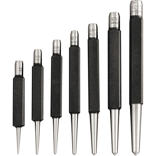 7-Piece Centre Punches With Square Shank Trail Hammer and Bolt