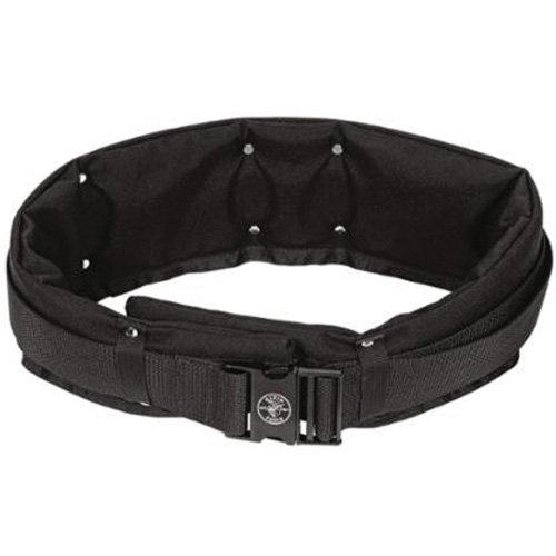 Large PowerLine Padded Tool Belt, Nylon, Black Trail Hammer and Bolt