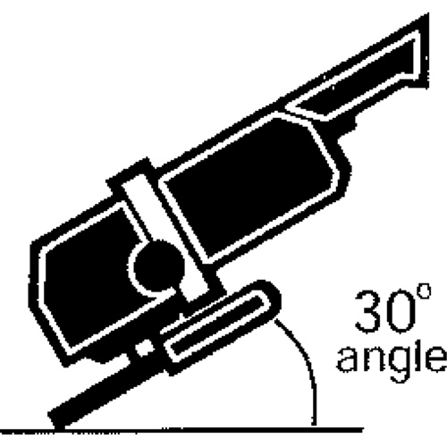 Meule rapide A24N, 6" x 1/4", Arbre 7/8", Oxyde d'aluminium, Type 27 Trail Hammer and Bolt