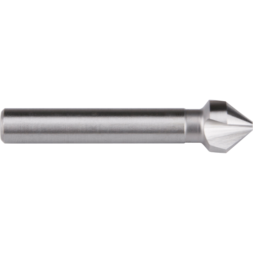 Fraise &agrave; queue droite, 6,3 mm, Acier rapide, Angle de 82°, 3 cannelures Trail Hammer and Bolt