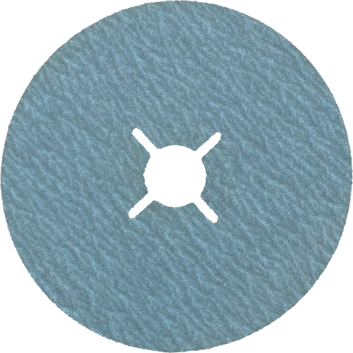 Fibre Disc, Zirconium, 36, 5" Dia x 7/8" Arbor Trail Hammer and Bolt