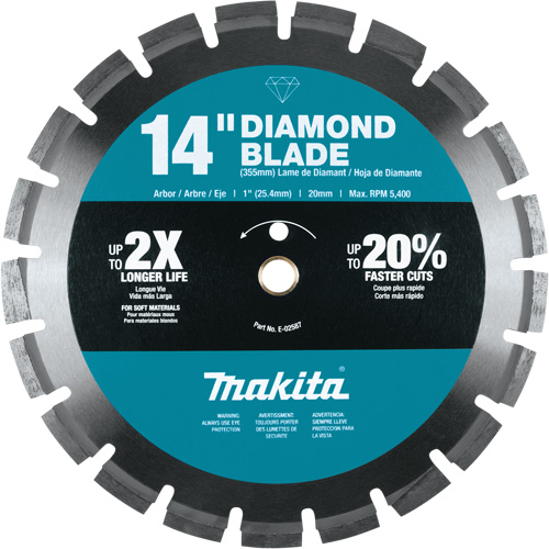 Lame diamant &agrave; bordure segment&eacute;e Trail Hammer and Bolt