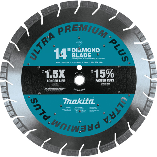 Lame diamant &agrave; bordure segment&eacute;e Ultra-Premium Plus Trail Hammer and Bolt