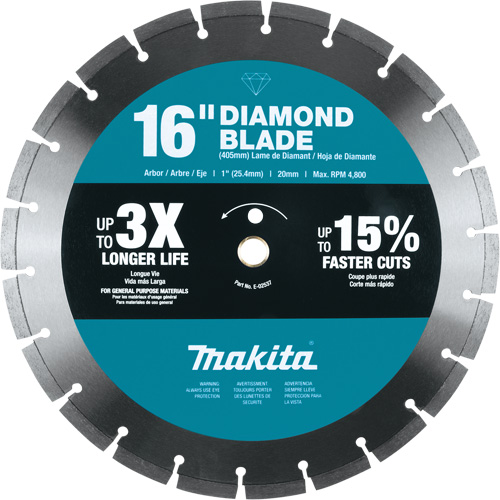 Lame diamant &agrave; bordure segment&eacute;e Trail Hammer and Bolt