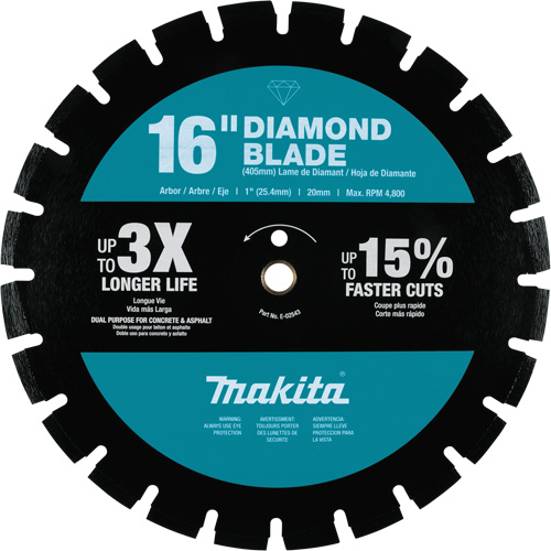 Lame diamant &agrave; bordure segment&eacute;e Trail Hammer and Bolt