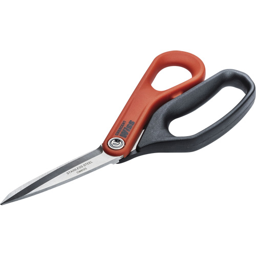Stainless Steel All Purpose Tradesman Shears, 8-1/2", Rings Handle Trail Hammer and Bolt