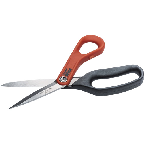 Stainless Steel All Purpose Tradesman Shears, 8-1/2", Rings Handle Trail Hammer and Bolt