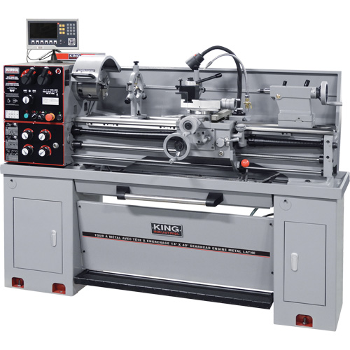 Metal Lathe/Taper Attachment & DRO, 75" L x 32" W x 53" H Trail Hammer and Bolt