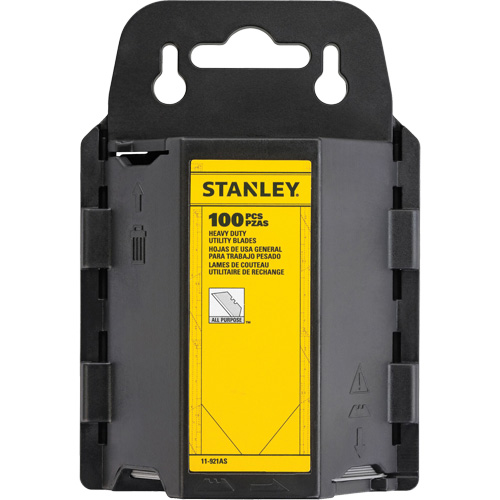Heavy-Duty Utility Blades with Dispenser, Single Style Trail Hammer and Bolt