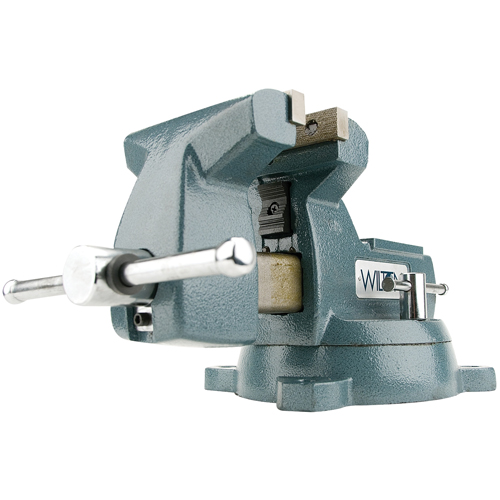 Mechanic's Vises, 6" Jaw Width, 4-1/8" Throat Depth Trail Hammer and Bolt