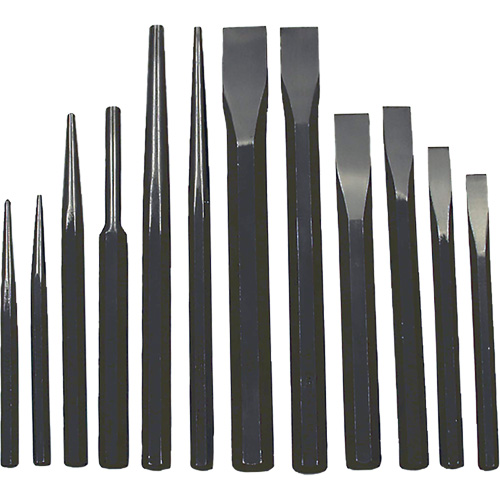 IPC-12 Jeu de poinçons et ciseaux surdimensionn&eacute;s, 12 morcea Trail Hammer and Bolt