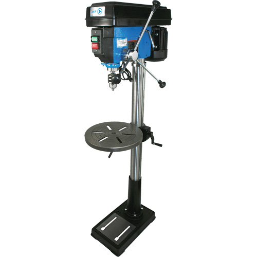 16-Speed Floor Drill Press, 17", 5/8" Chuck, 3380 RPM Trail Hammer and Bolt