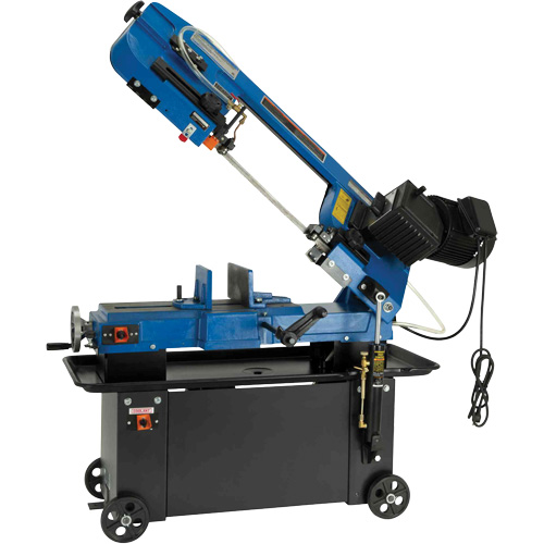 JHVG-712 Metal Bandsaw, Horizontal, 7" Round and 7" x 12" Rectangular Cutting Capacity Trail Hammer and Bolt