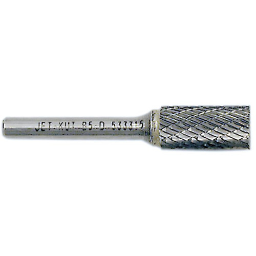 Fraise cylindrique JET-KUT avec coupe en bout, 1/4" Dia., 1/4" Tige, 5/8" Prof. de la coupe Trail Hammer and Bolt