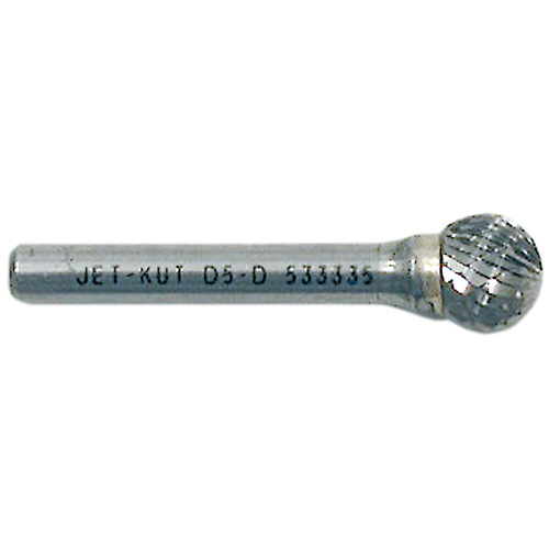Fraise sph&eacute;rique Jet-Kut, 1/4" dia., 1/4" Tige, 7/32" Prof. de la coupe Trail Hammer and Bolt