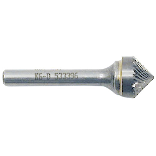 Fraise conique pointue, 1/2" dia., 1/4" Tige, 1/4" Prof. de la coupe Trail Hammer and Bolt