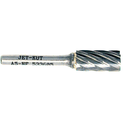 Fraise cylindrique pour aluminium/mat&eacute;riaux non ferreux A5-NF JET-KUT, 1/2" Dia., 1/4" Tige Trail Hammer and Bolt