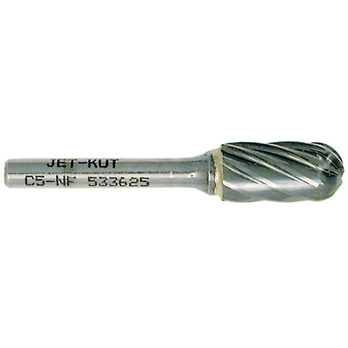Fraise &agrave; bout sph&eacute;rique pour aluminium et mat&eacute;riaux non ferreux C5-NF JET-KUT, 1/2" dia. Trail Hammer and Bolt