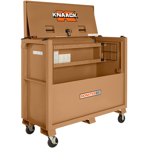 Monster Box Piano Box, 66" W x 30" D x 54-1/2" H, Beige Trail Hammer and Bolt
