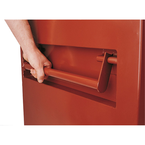 Jobsite Shelf Cabinet, Steel, 47.5 Cubic Feet, Red Trail Hammer and Bolt