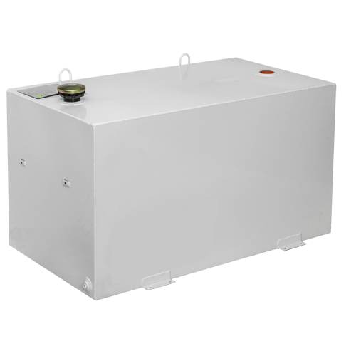 Steel Fuel Transfer Tank, Steel, 100 Gal. Capacity, White Trail Hammer and Bolt