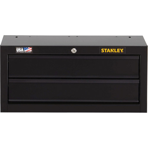 100 Series Middle Tool Chest, 26" W, 2 Drawers, Black Trail Hammer and Bolt