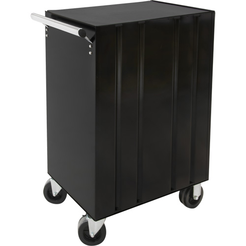Industrial Tool Cart, 3 Drawers, 29-4/5" W x 21-1/5" D x 38-4/5" H, Black Trail Hammer and Bolt