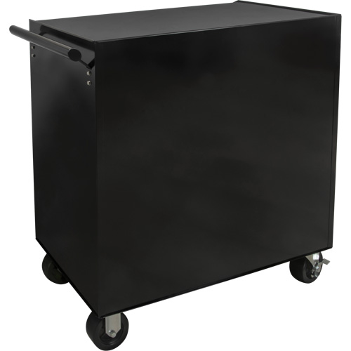 Industrial Tool Cart, 6 Drawers, 39" W x 20-4/5" D x 38-1/2" H, Black Trail Hammer and Bolt
