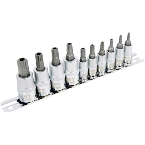 Jeu de douilles antiviol TORX 1/4" & 3/8" SS1438-10TB 10 mcx Trail Hammer and Bolt
