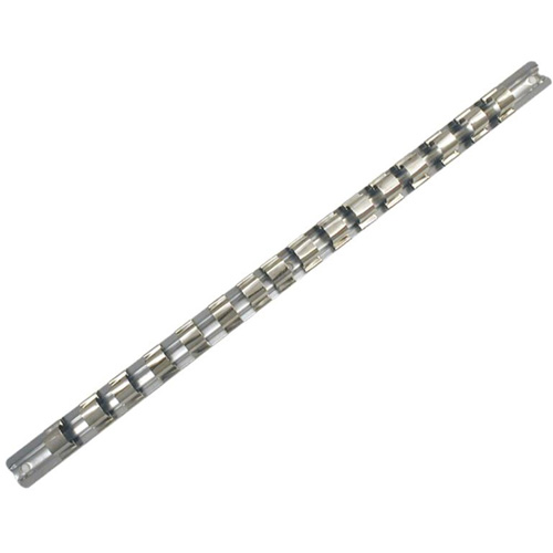 Rail porte-douilles &agrave; entraînement 1/2" SCH-12 avec 16 attaches de retenue Trail Hammer and Bolt