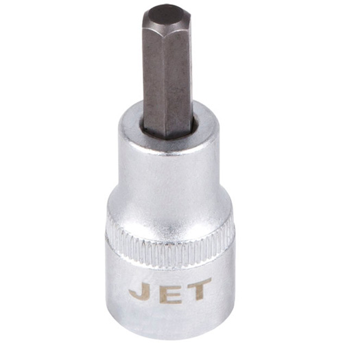 Bit Socket, Hex, 3 mm x 2" L, 3/8" Drive Trail Hammer and Bolt
