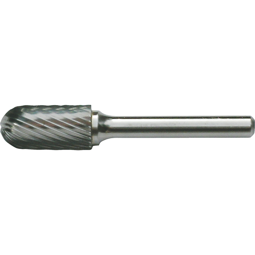 Fraises au carbure solide - Forme cylindrique avec embout sph&eacute;rique CLEVELAND, , 3/32" dia., 7/16" profondeur de la coupe Trail Hammer and Bolt