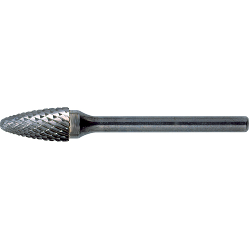 Fraises au carbure solide - Arboriforme avec embout sph&eacute;rique CLEVELAND, SF-1, 1/4" dia., 5/8" profondeur de la coupe Trail Hammer and Bolt