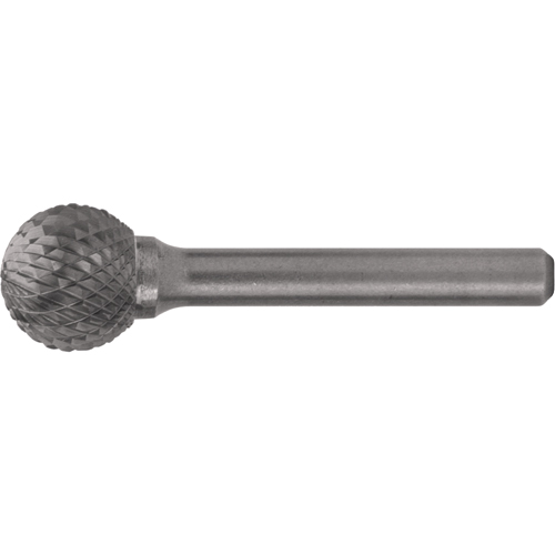Fraises au carbure solide - Forme sph&eacute;rique CLEVELAND, 1/8" dia., 1/4" Tige Trail Hammer and Bolt