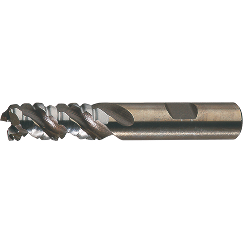 CLEVELAND PM Plus Single End Roughers, Powder Metal, 3-Flute, Centre Cutting, Square End, 3/4" Dia. Trail Hammer and Bolt