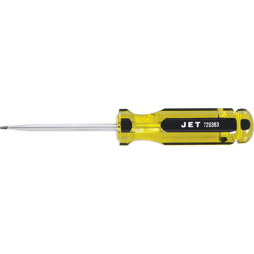Tournevis &agrave; fentes avec manche g&eacute;ante SDS-3R, Tige de 3/16", Ronde, 3" lo, Prise en Plastique Trail Hammer and Bolt