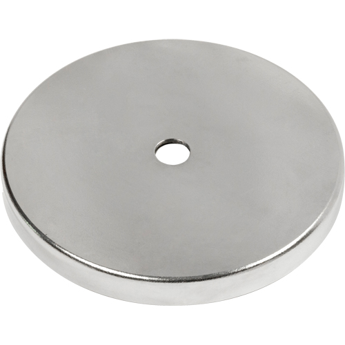 Low Profile Cup Magnets, 2-5/8" Dia., 100 lbs. Pull Trail Hammer and Bolt