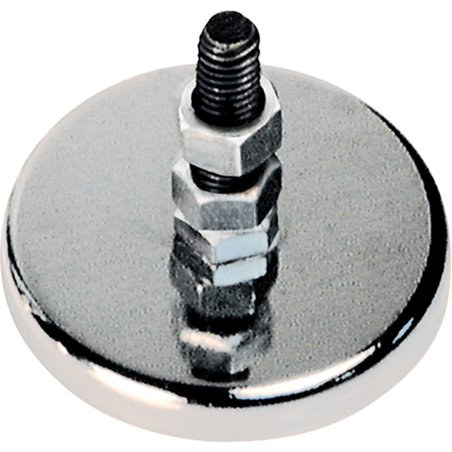 Low Profile Cup Magnets, 2-1/4" Dia., 5 lbs. Pull Trail Hammer and Bolt