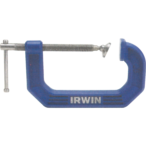 Quick-Grip&reg; C-Clamps, 1" (25 mm) Capacity, 1-3/16" (30 mm) Throat Depth Trail Hammer and Bolt